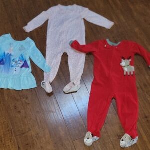 Red and Blue Kids One Piece Set